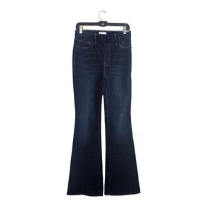 Good American Blue Flare Wide Leg Jeans